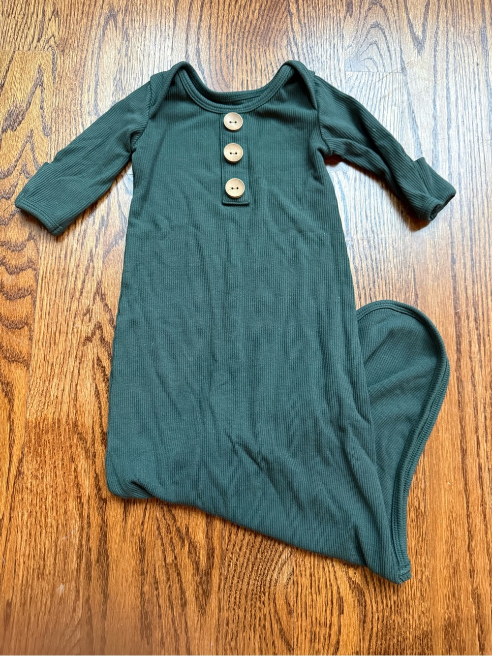 Caden Lane Hunter Green Sleep Gown Newborn
